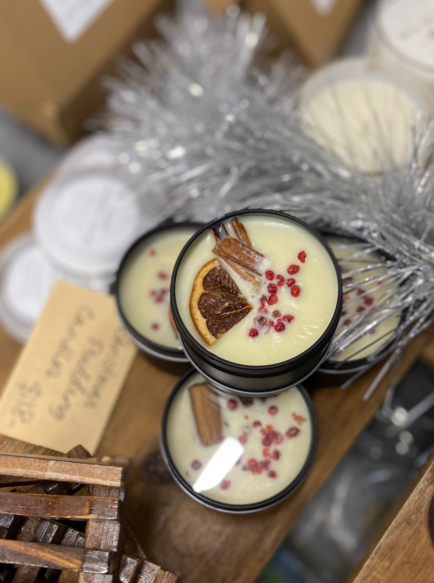 Xmas Pudding Christmas Soy Candle