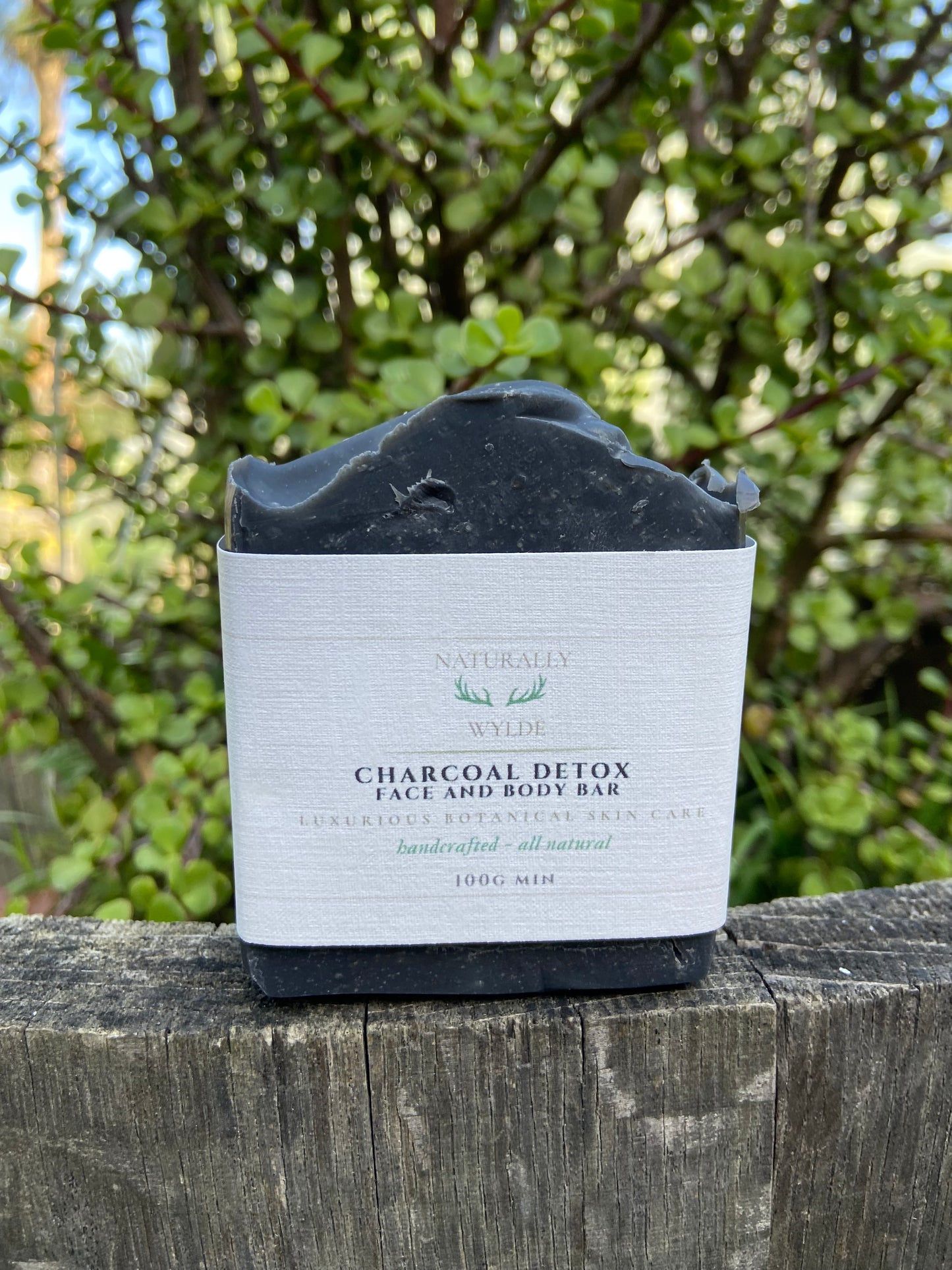 Charcoal Detox Face and Body Bar Acne Soap