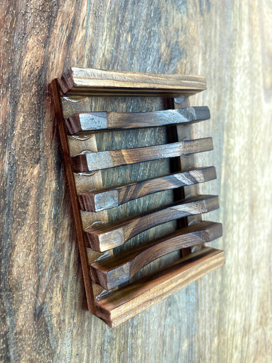 Wooden soap dish image 0