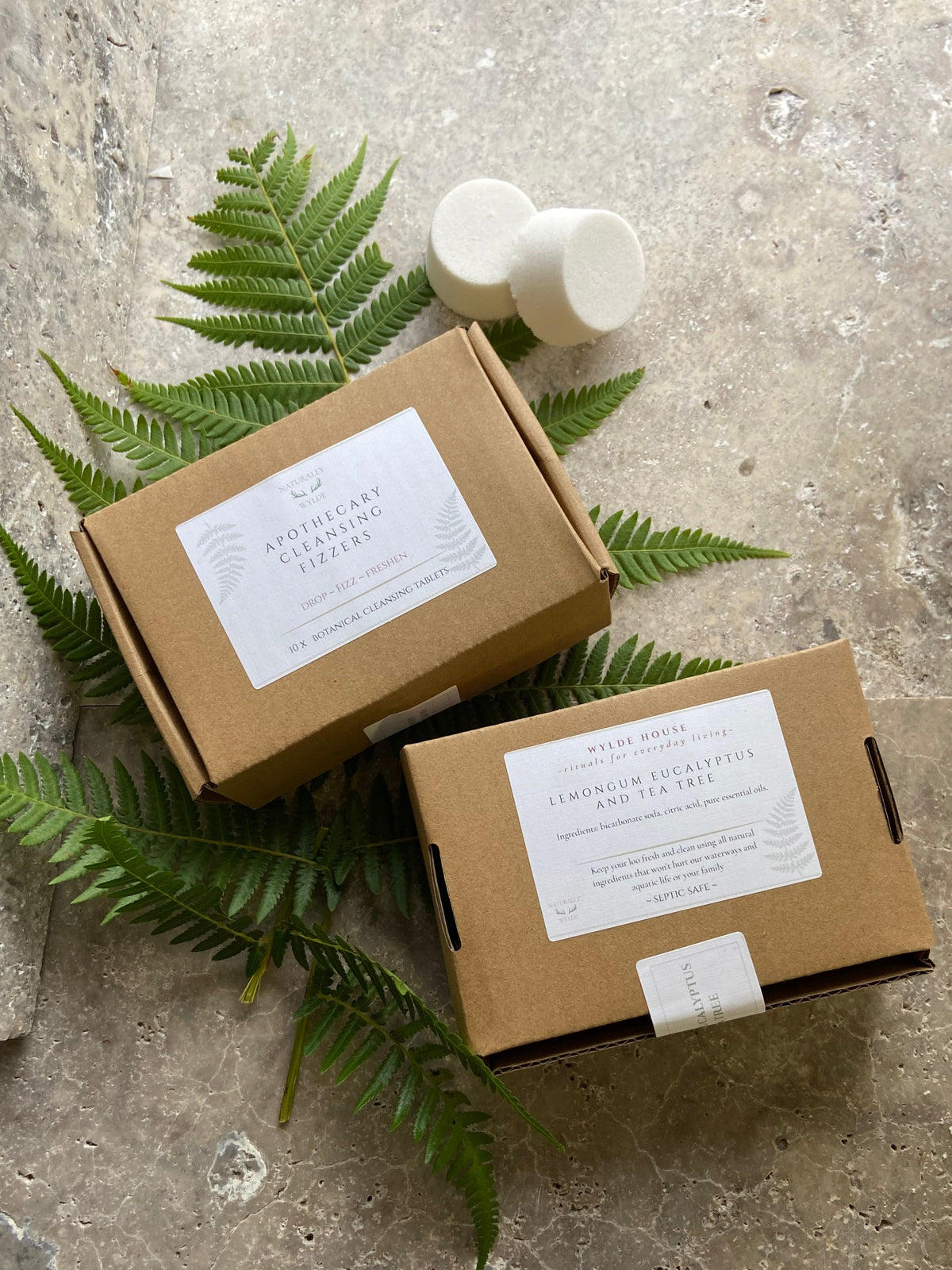 Apothecary Cleansing Fizzers - Lemon Eucalyptus  and Tea Tree