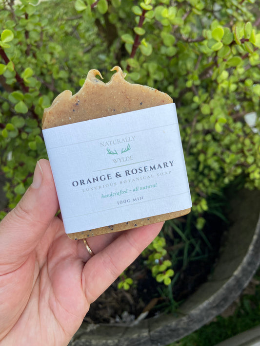 Orange and Rosemary with Poppyseed Soap - Preorder