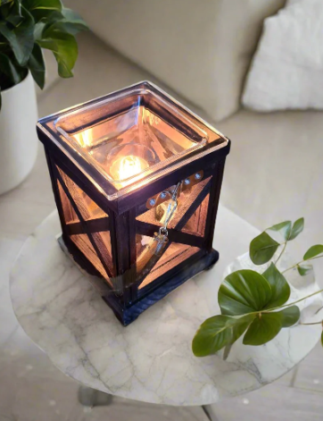 Walnut & Rope Vintage Bulb Illumination Warmer