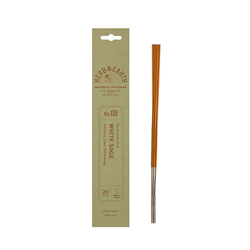 Herb & Earth  WHITE SAGE Incense Sticks